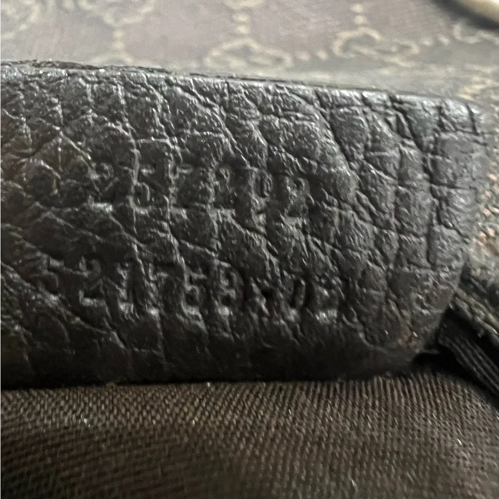GUCCI Brown GG Canvas Hobo Handbag